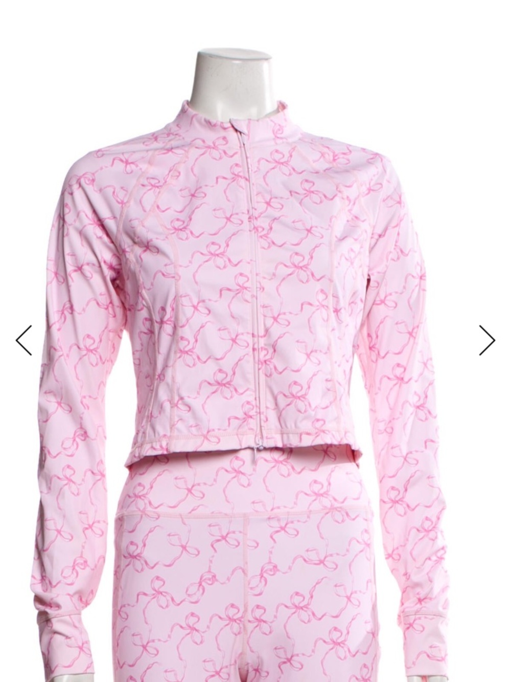 LoveShackFancy Veda Jacket in Posey Pink